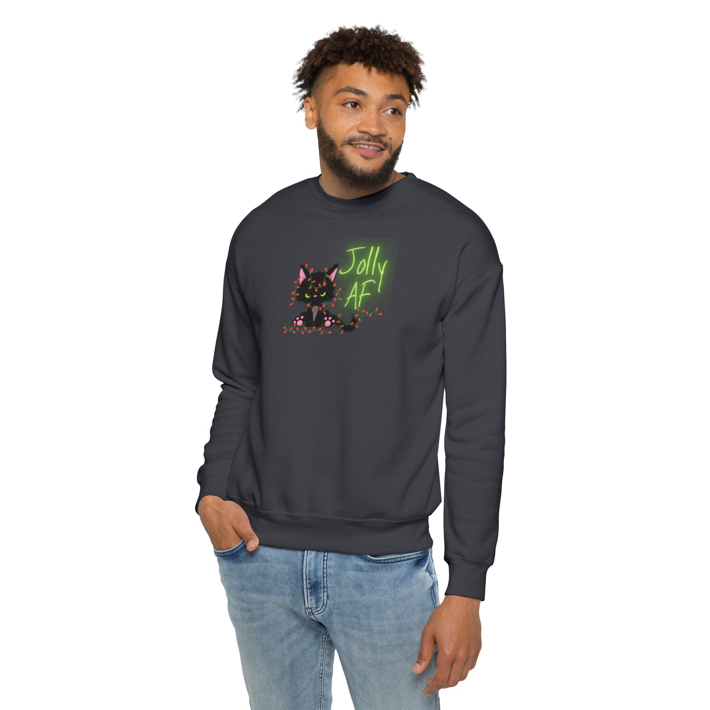 Jolly AF Unisex Drop Shoulder Sweatshirt
