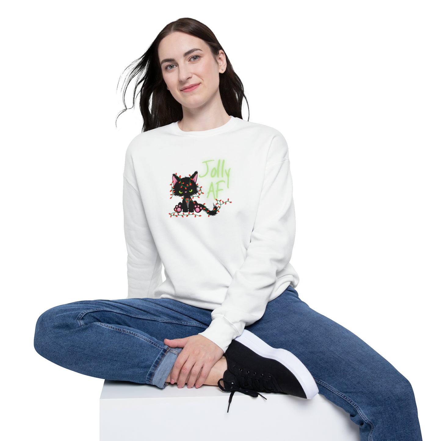 Jolly AF Unisex Drop Shoulder Sweatshirt