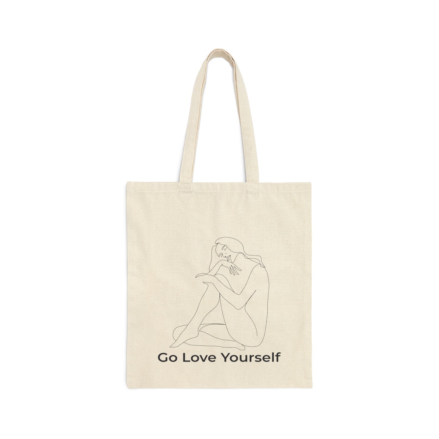 Self Love Canvas Tote Bag